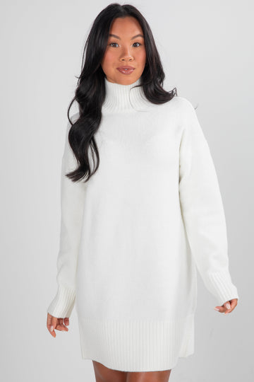 Sweet To Me Turtleneck Sweater Dress