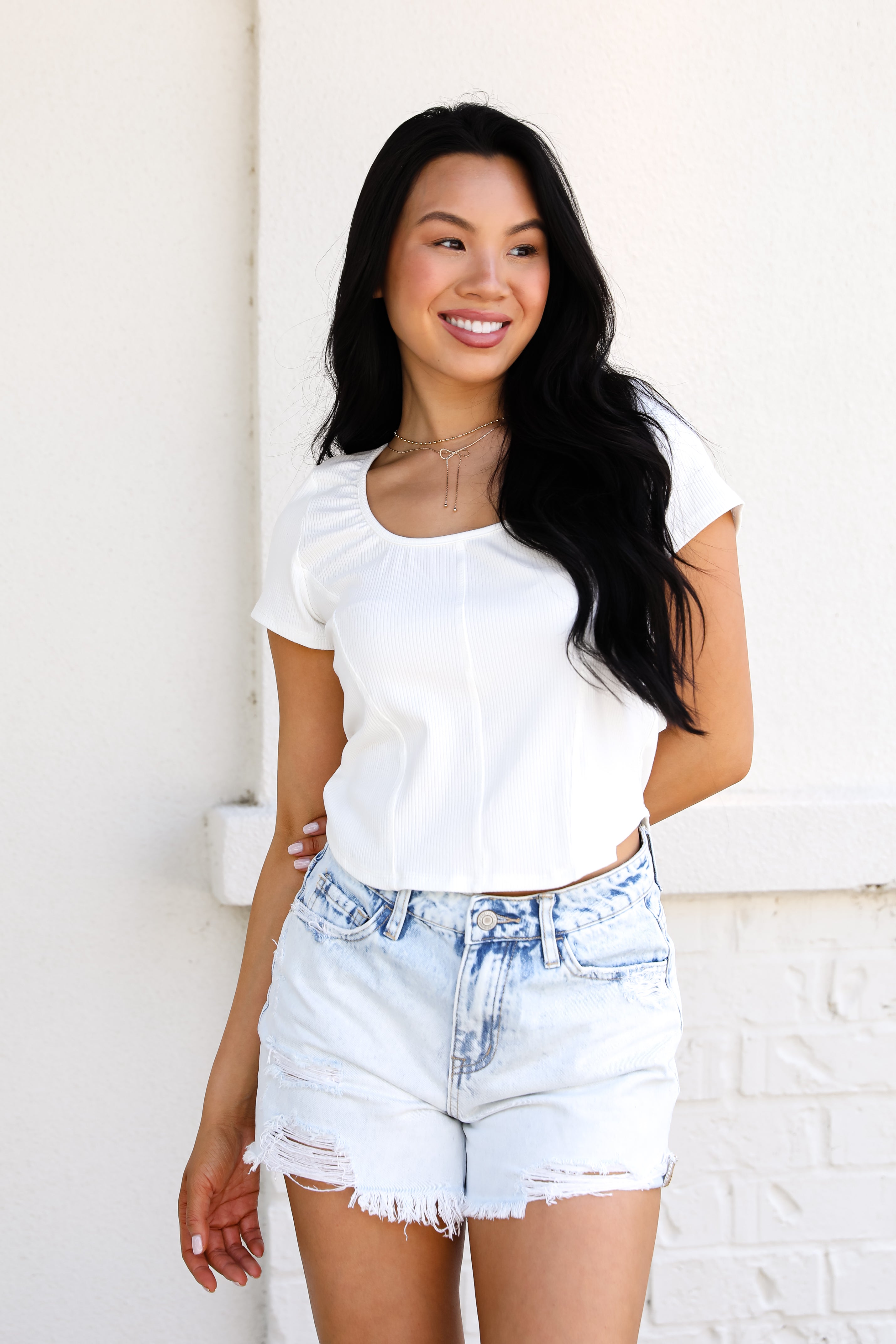 FINAL SALE - Ella Everyday Ribbed Top