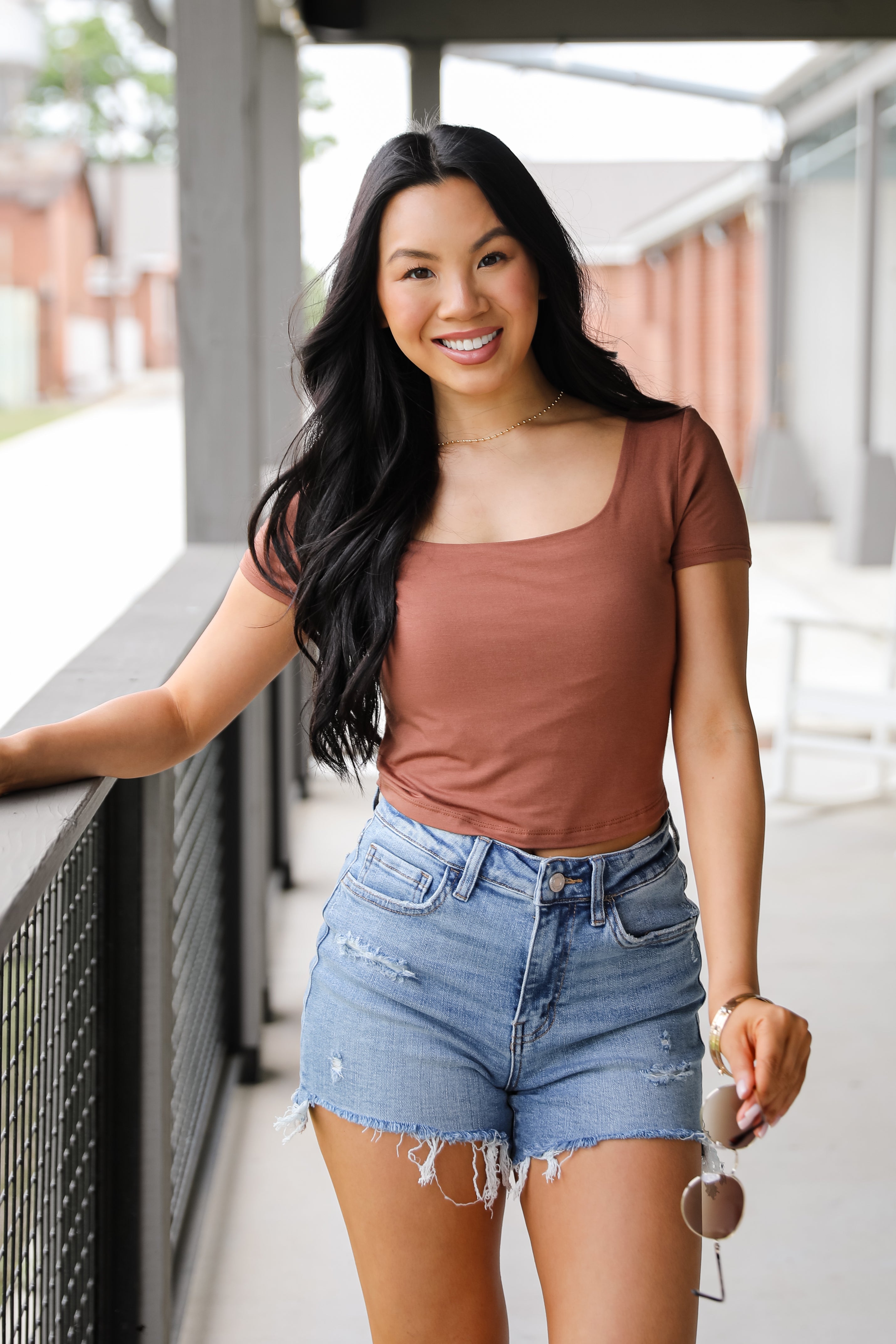Maggie Everyday Cropped Tee