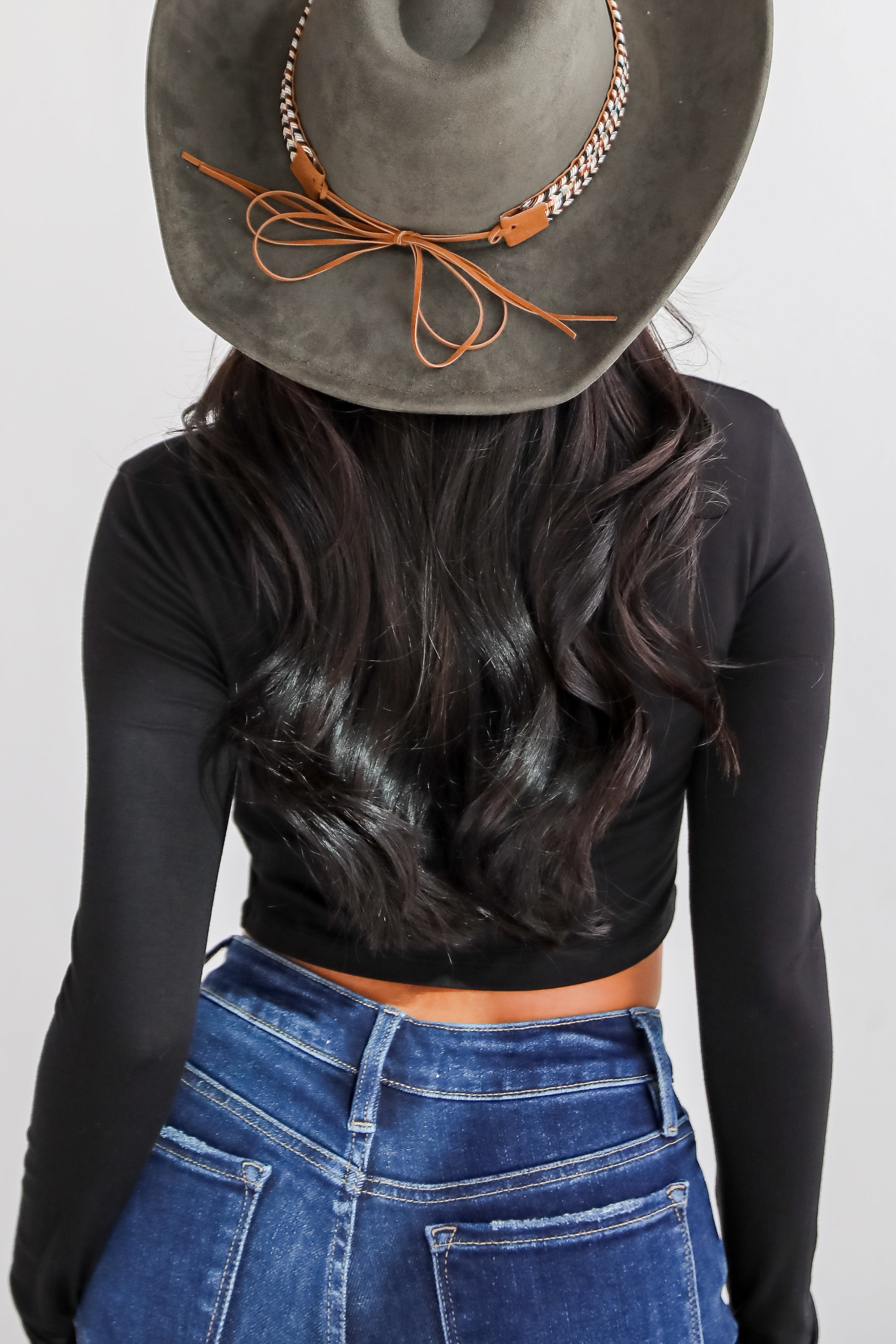 FINAL SALE - Aurora Mock Neck Crop Top - DU DEAL