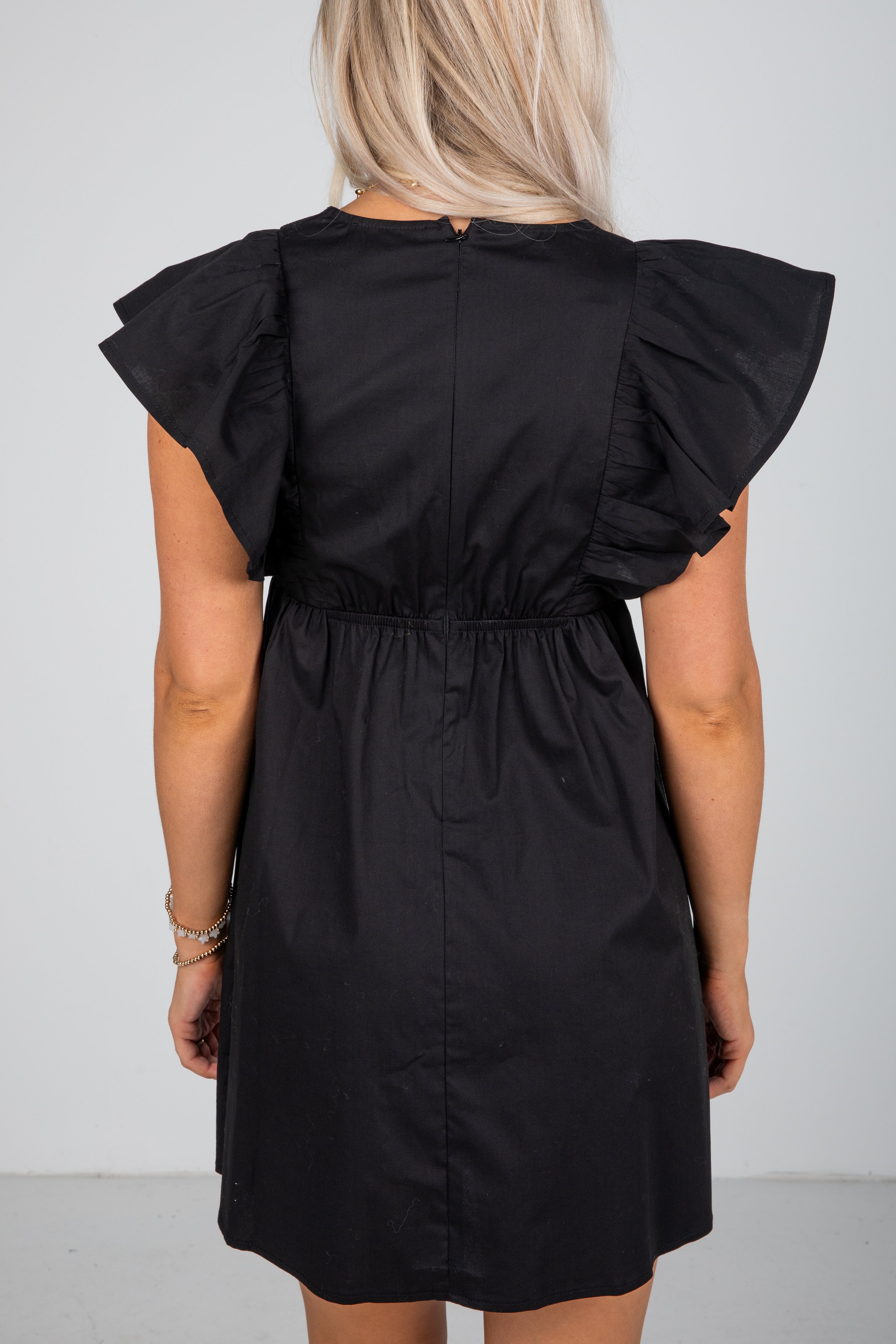 Come For It Black Mini Dress