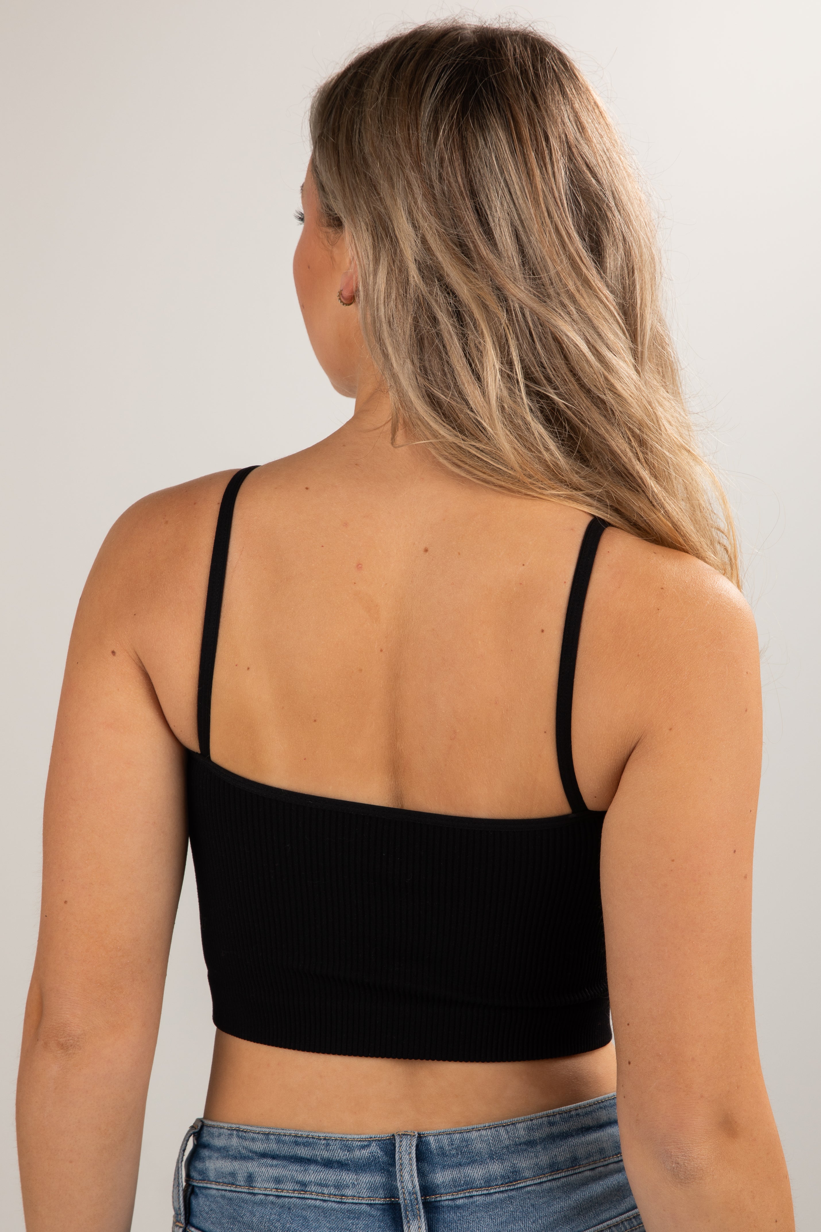 Seamless Ribbed Padded Cami Tank