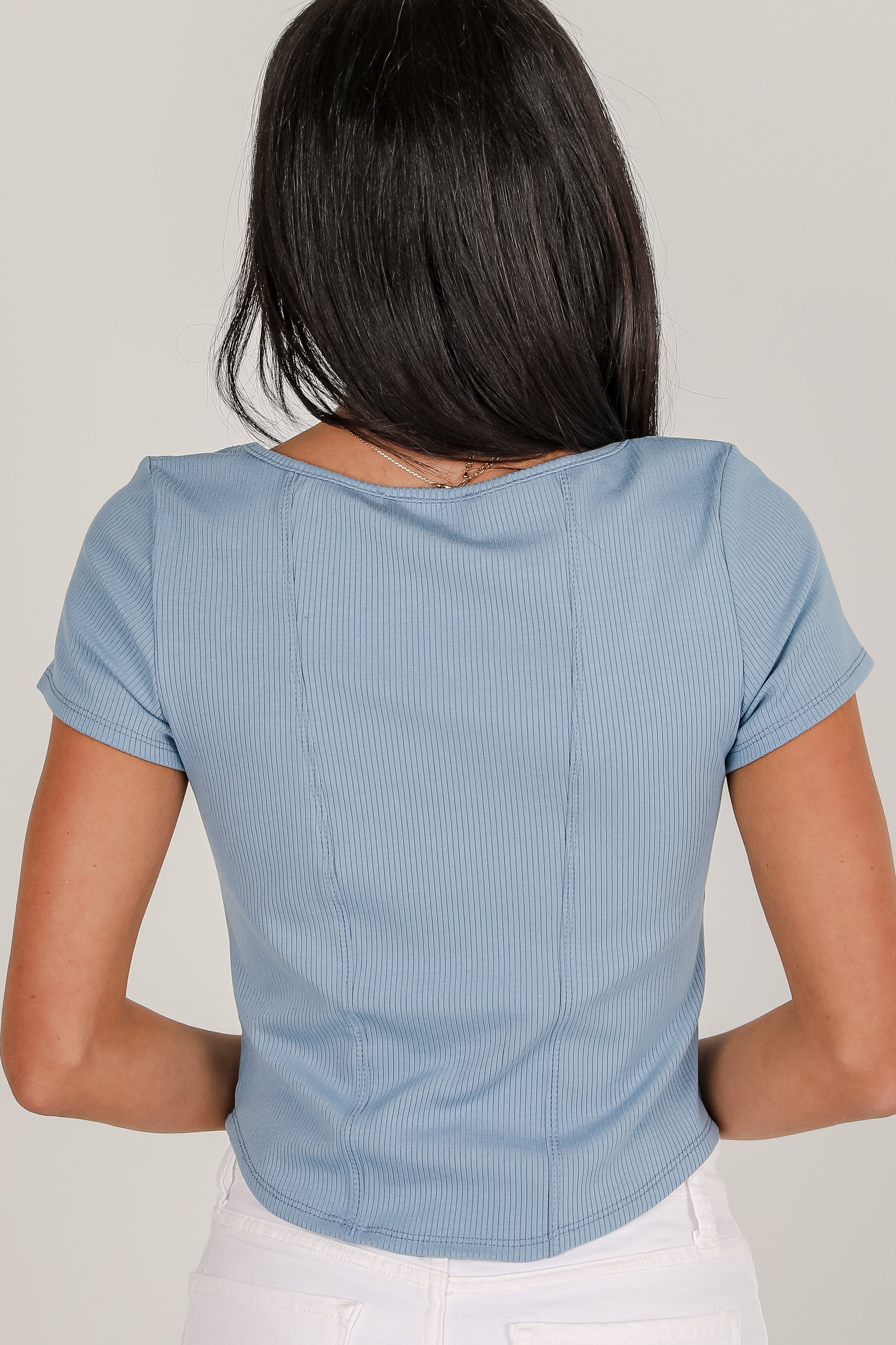 FINAL SALE - Ella Everyday Ribbed Top