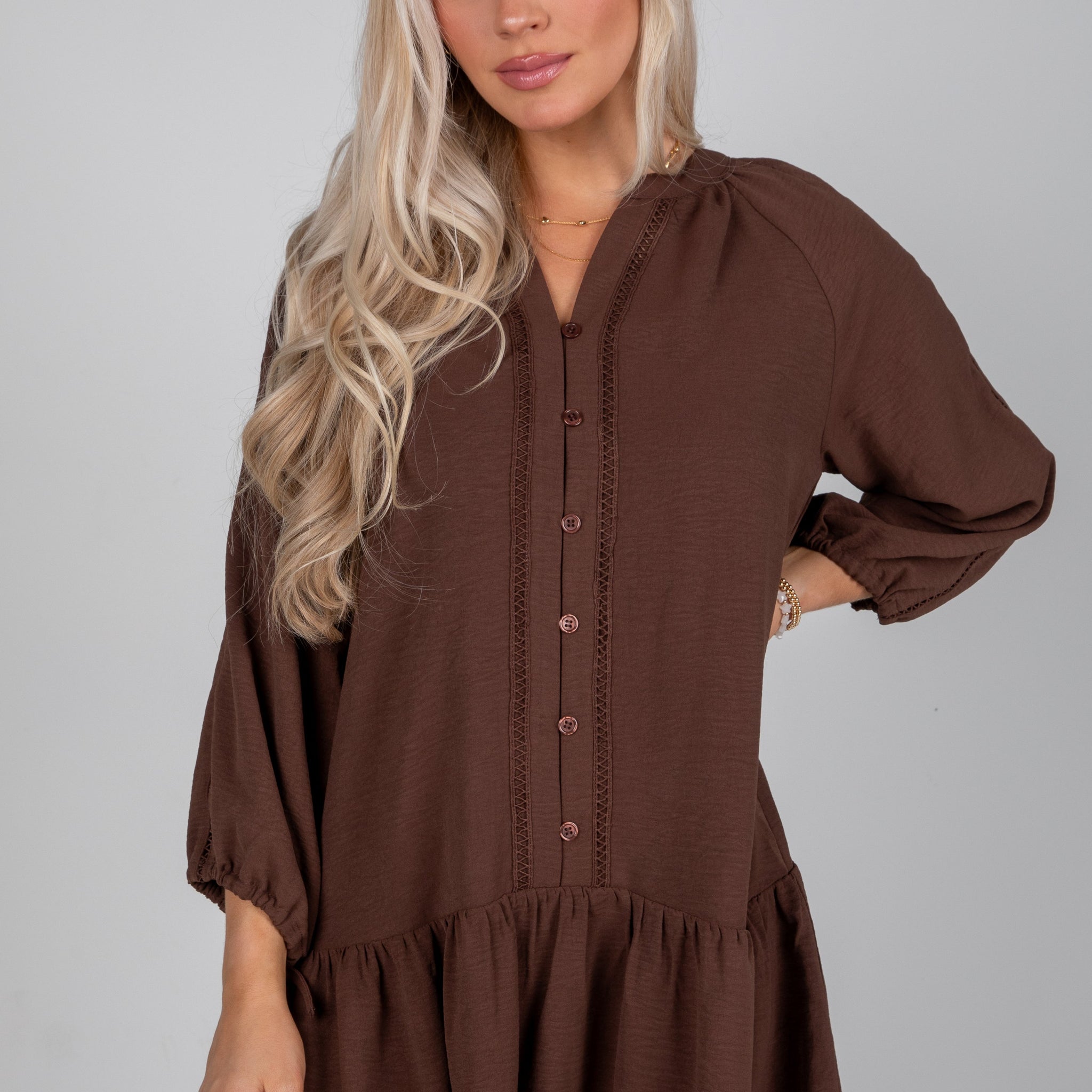 Sweet Little Things Brown Mini Dress