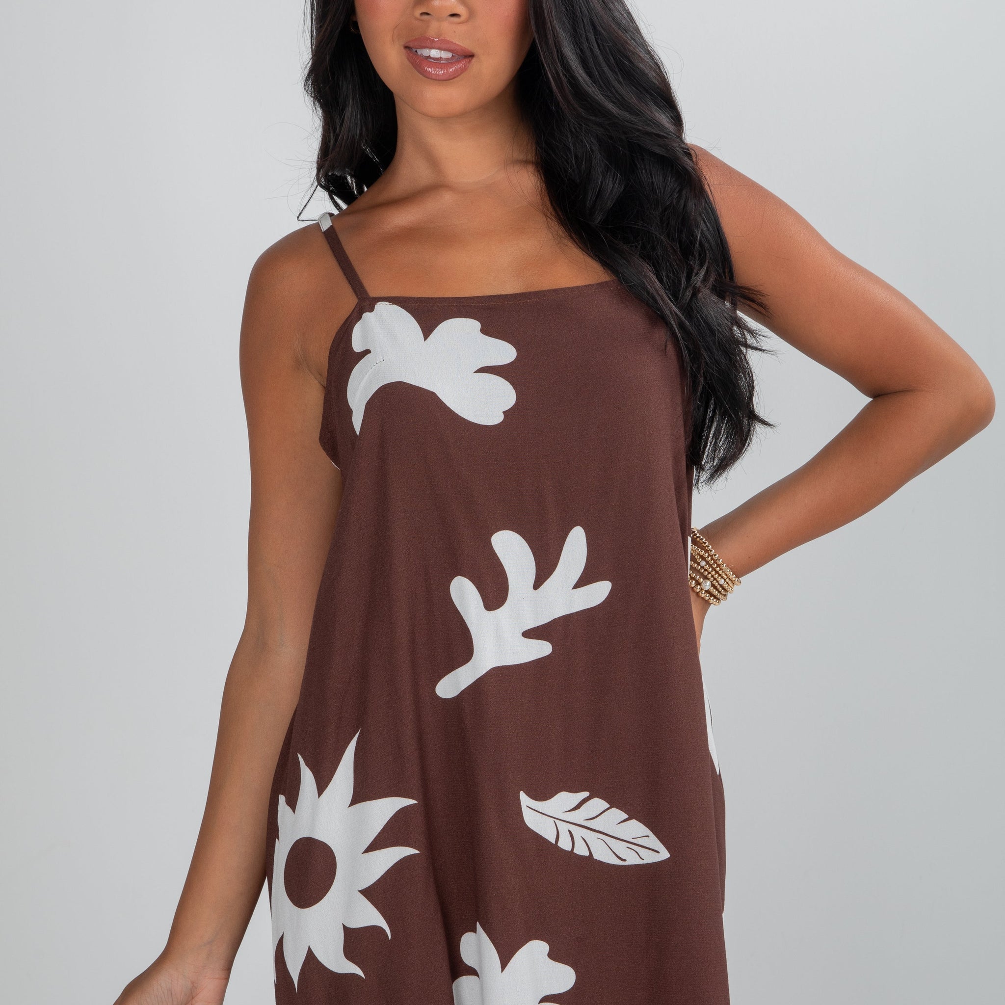 Big Plans Brown Mini Dress