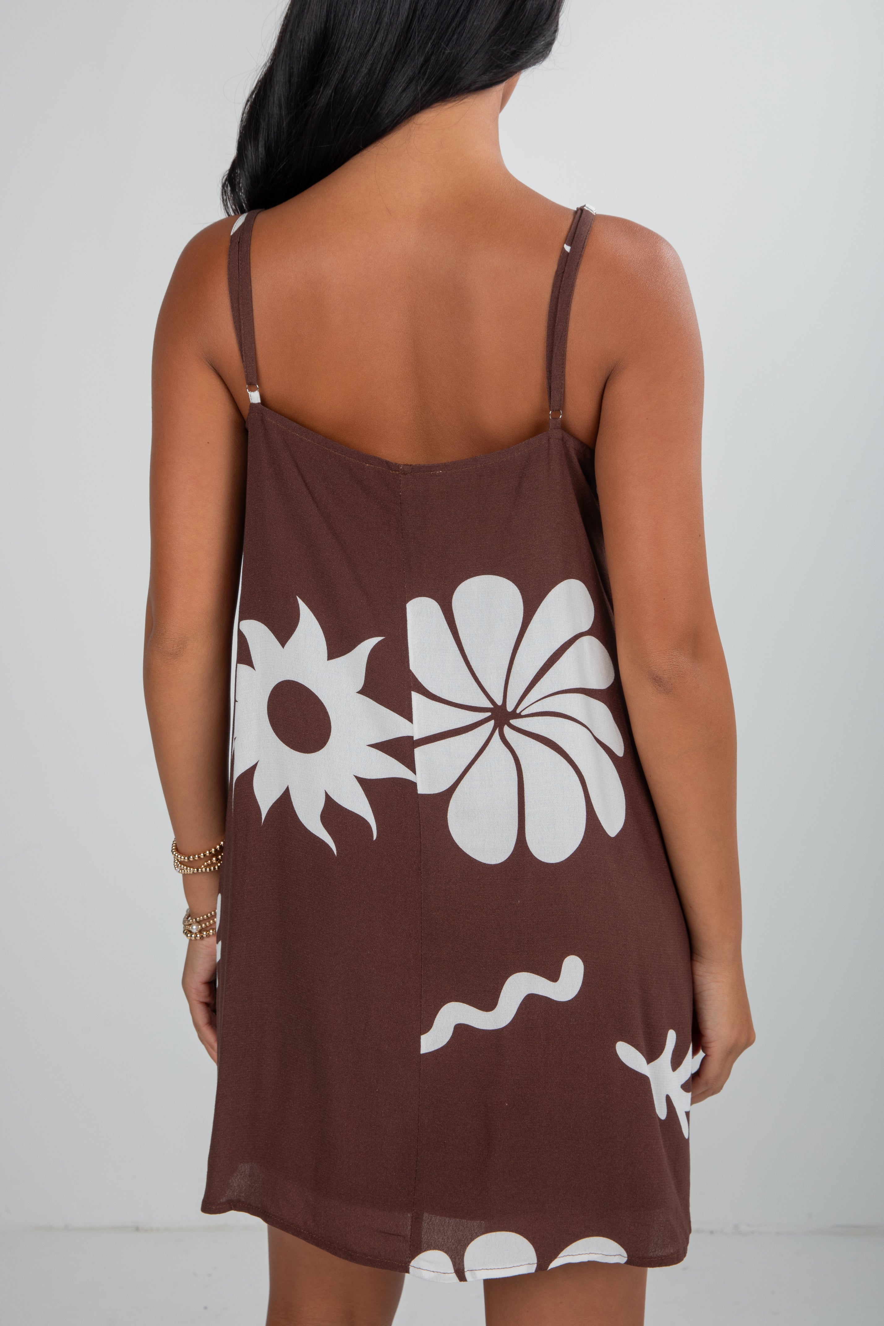 Big Plans Brown Mini Dress