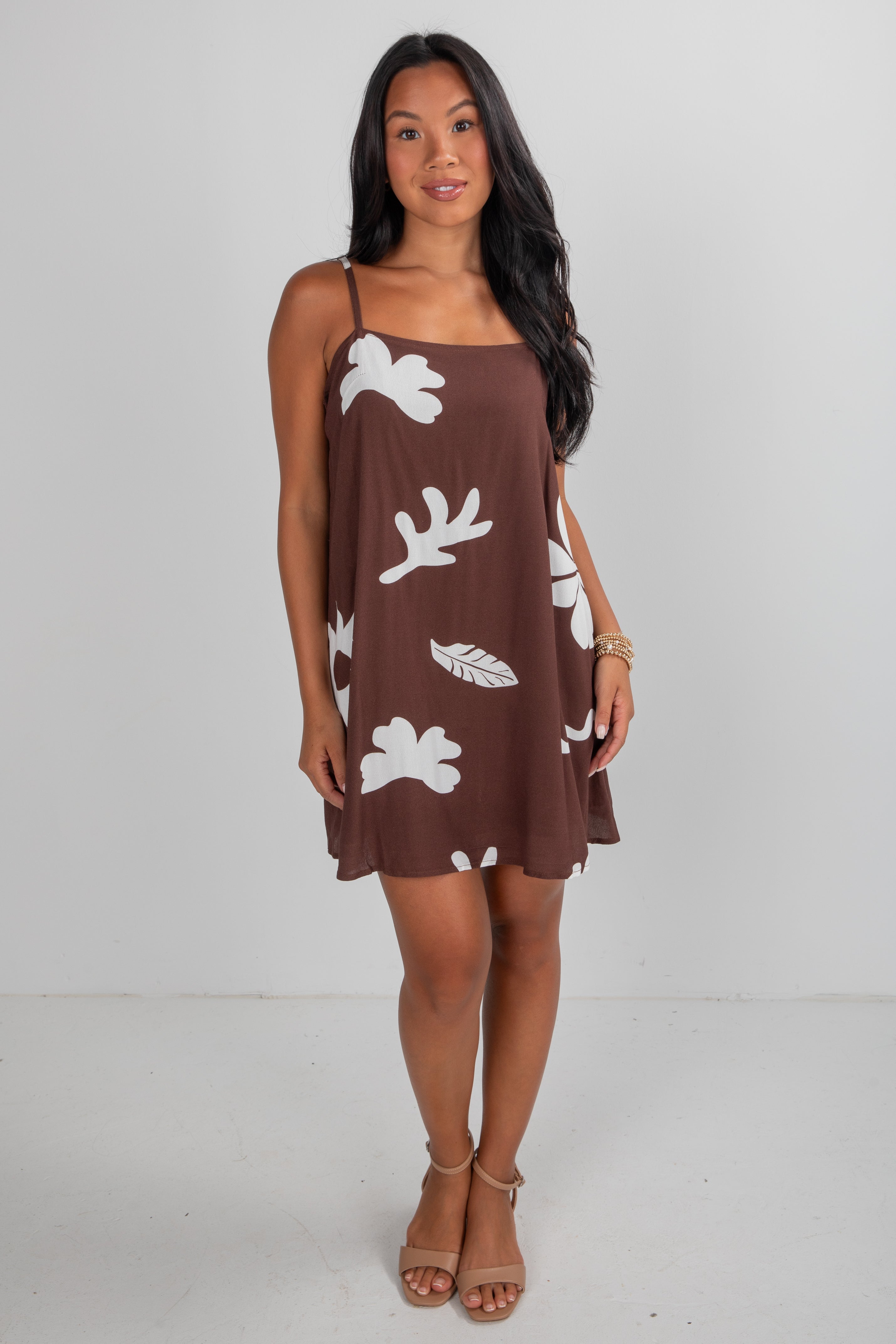 Big Plans Brown Mini Dress