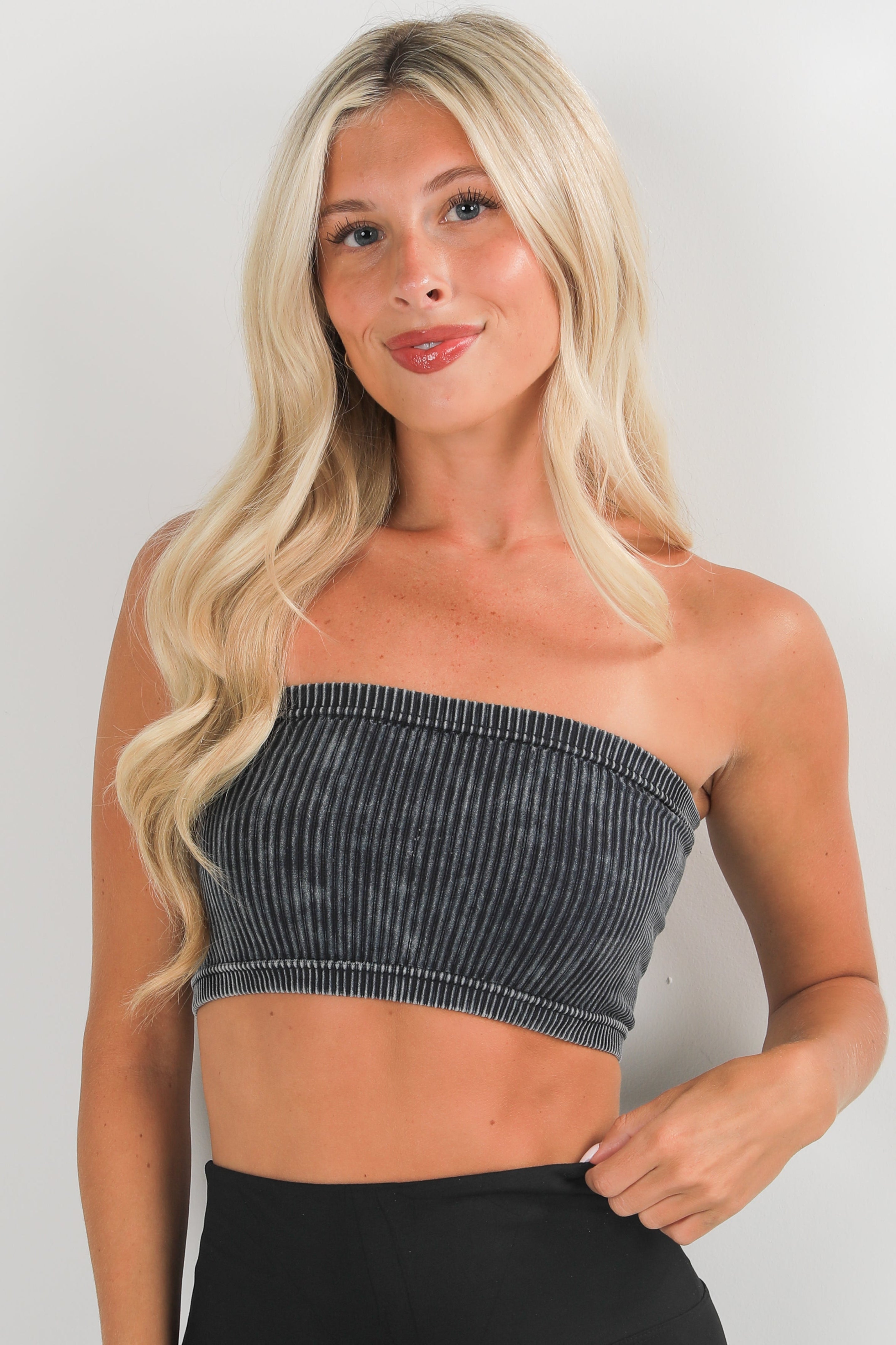 Seamless Ribbed Bandeau