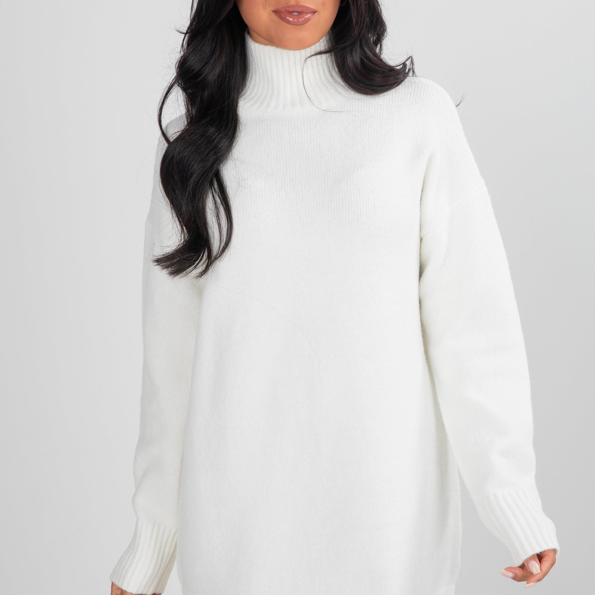 Sweet To Me Turtleneck Sweater Dress