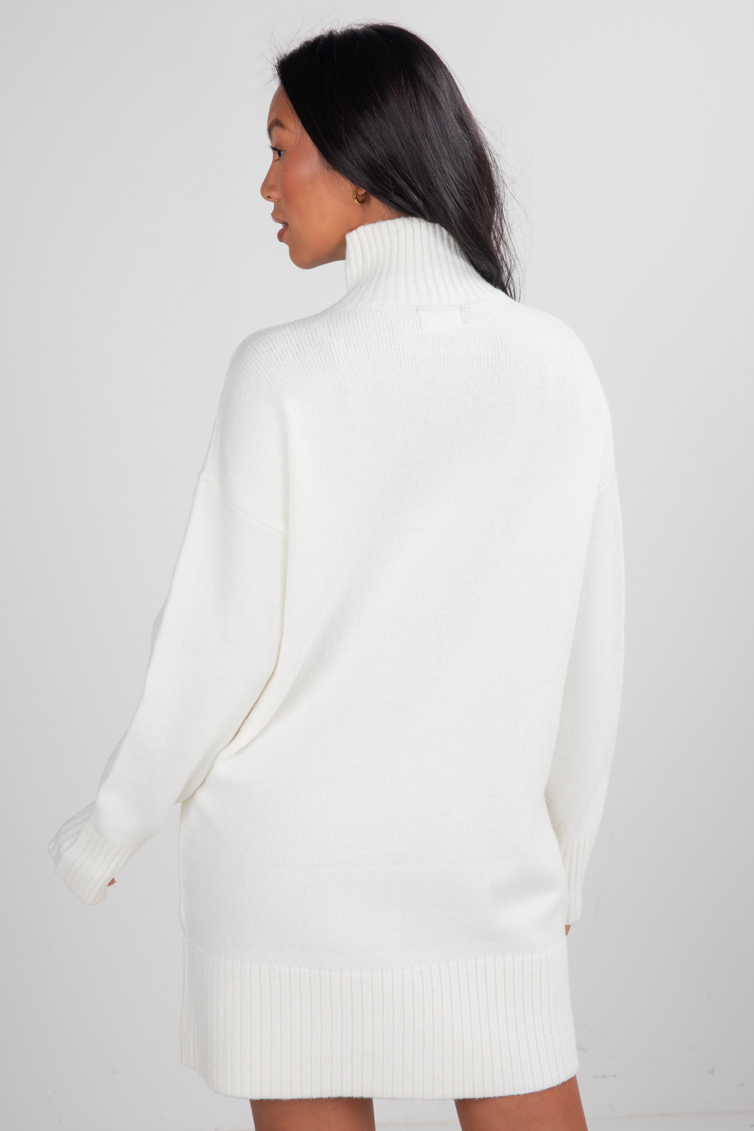 Sweet To Me Turtleneck Sweater Dress