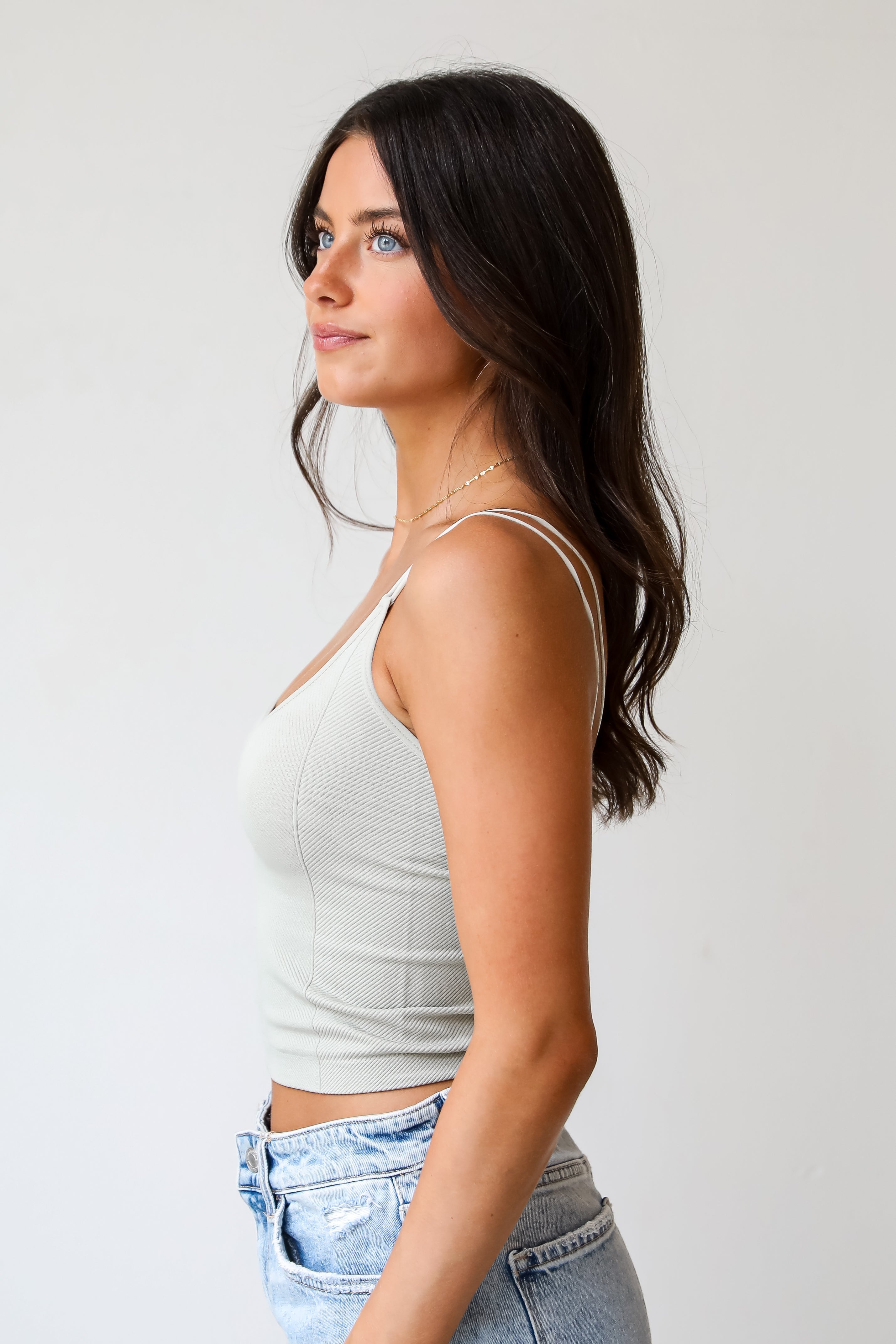 Fresh Take Seamless Cropped Cami Tank - DU DEAL