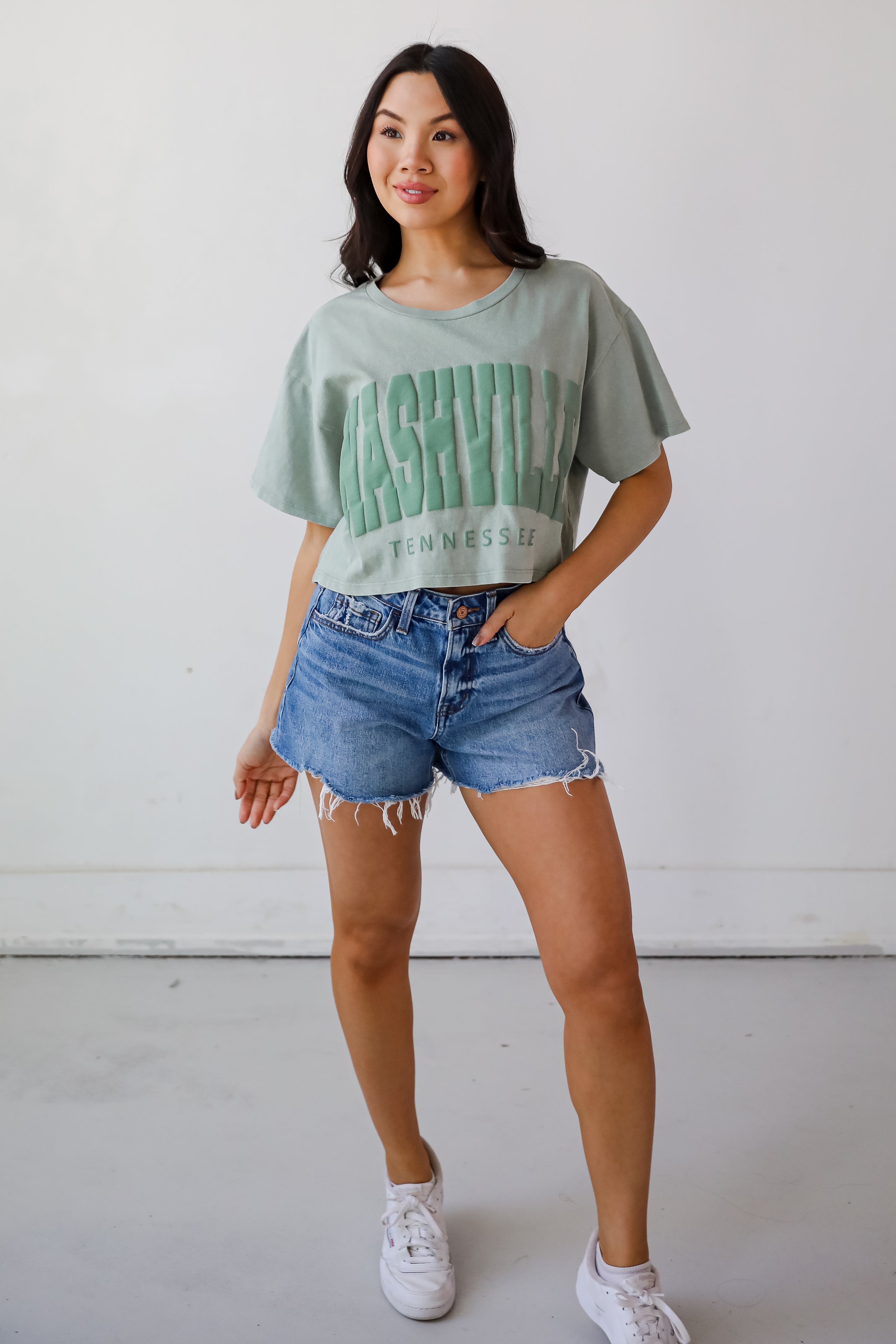 Nashville Tennessee Cropped Tee