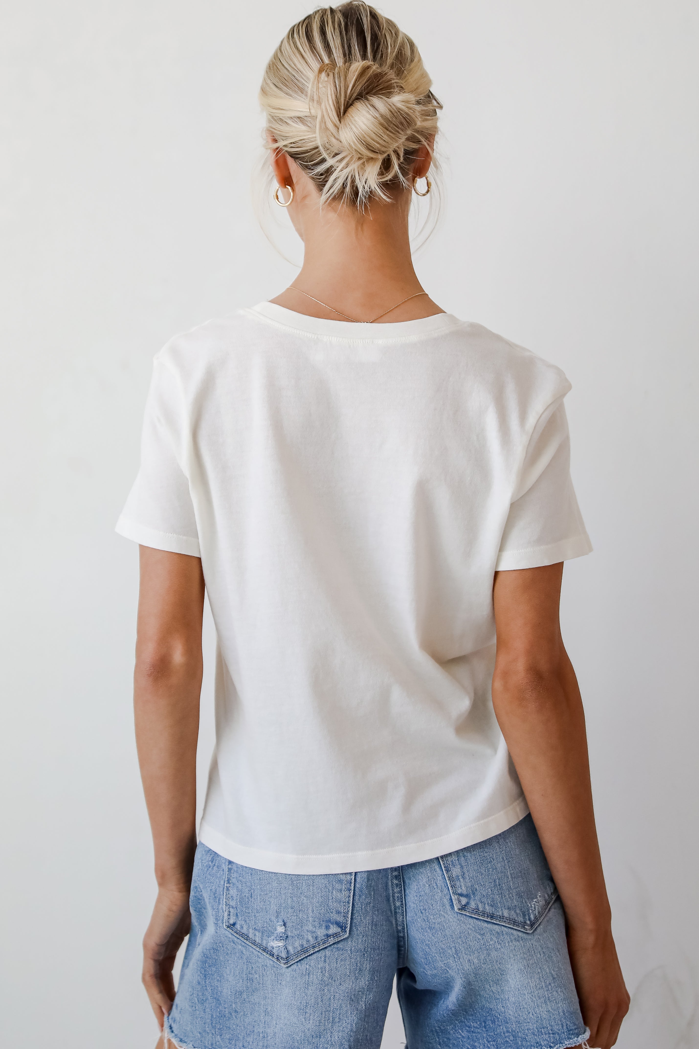 Off White ATL Baseball Star Cropped Tee