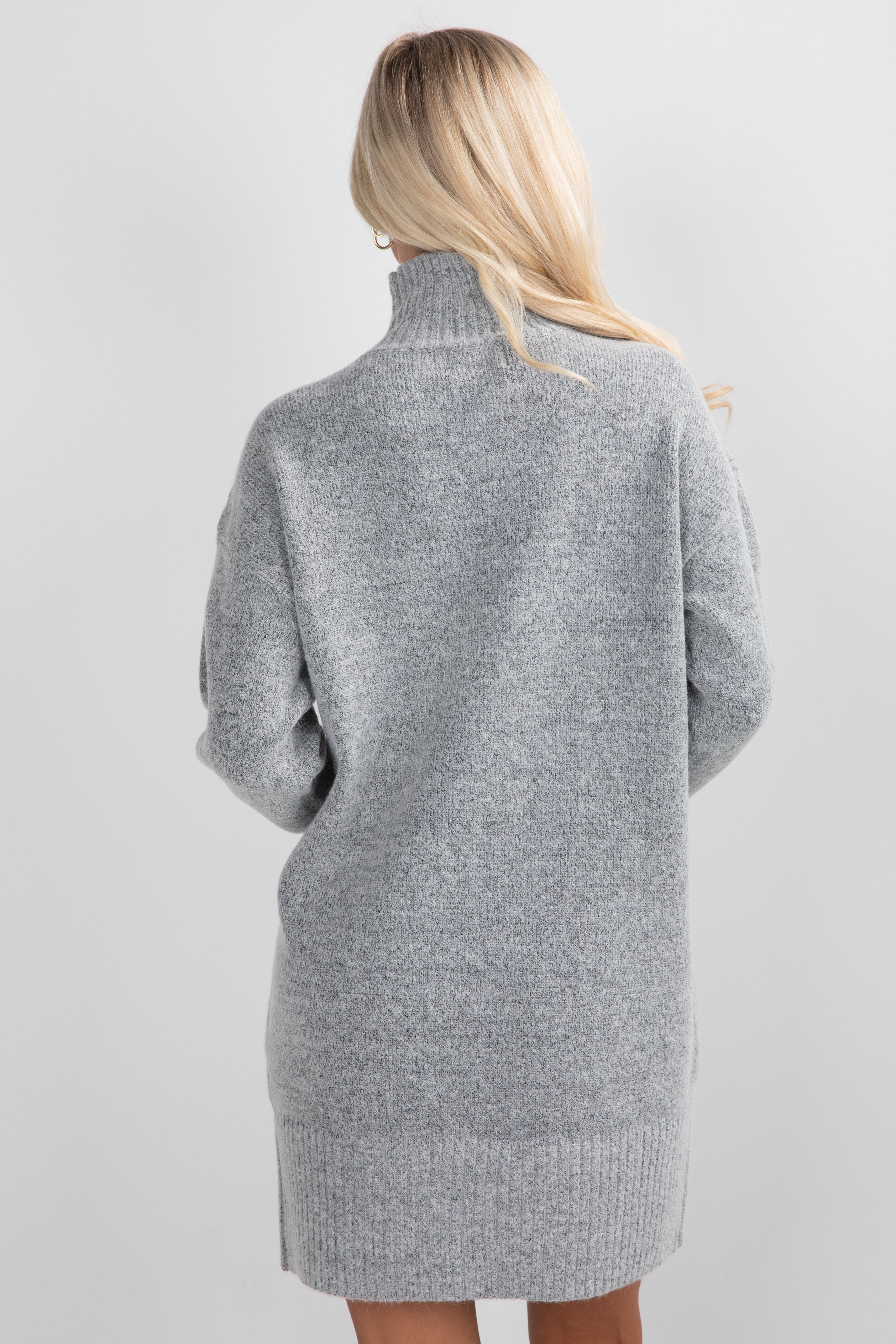 Sweet To Me Turtleneck Sweater Dress