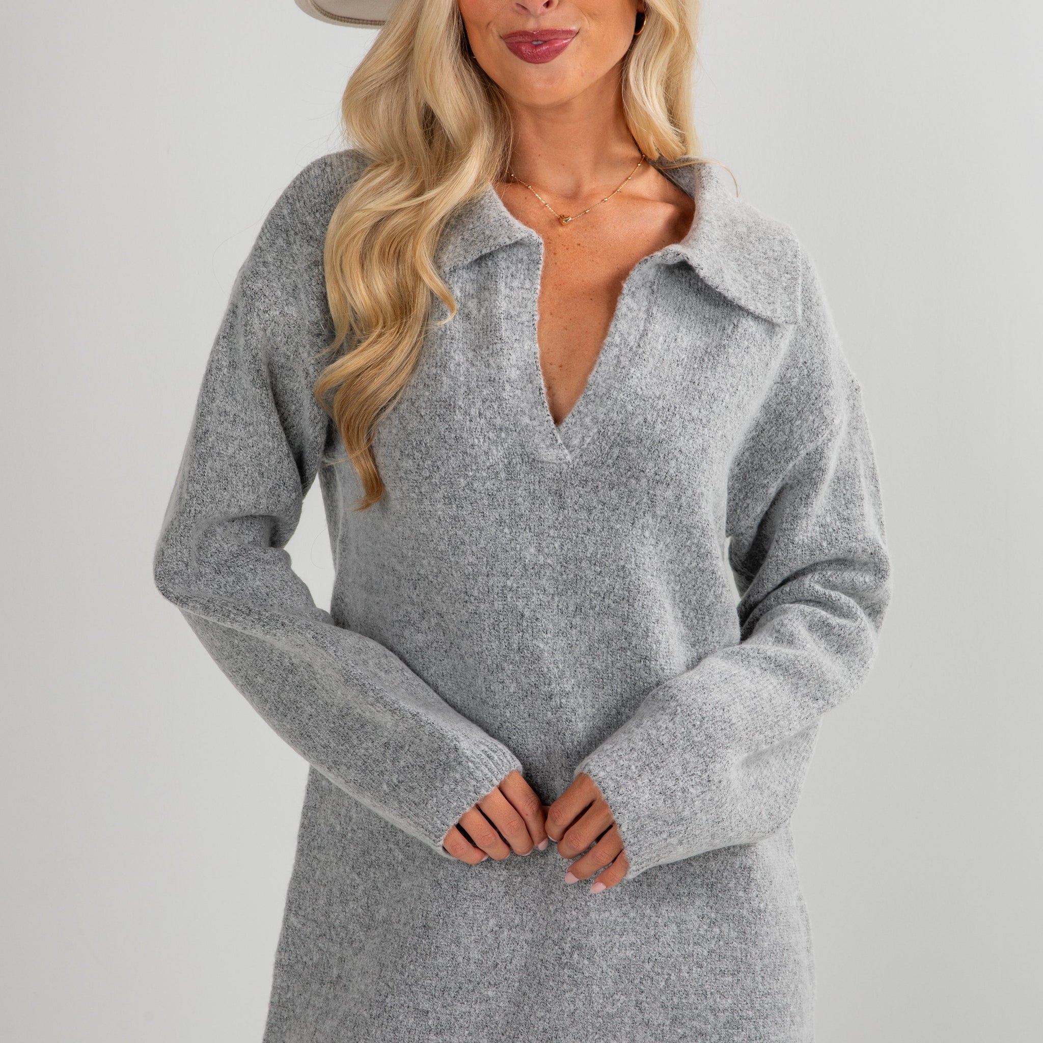Until I Found You Sweater Dress