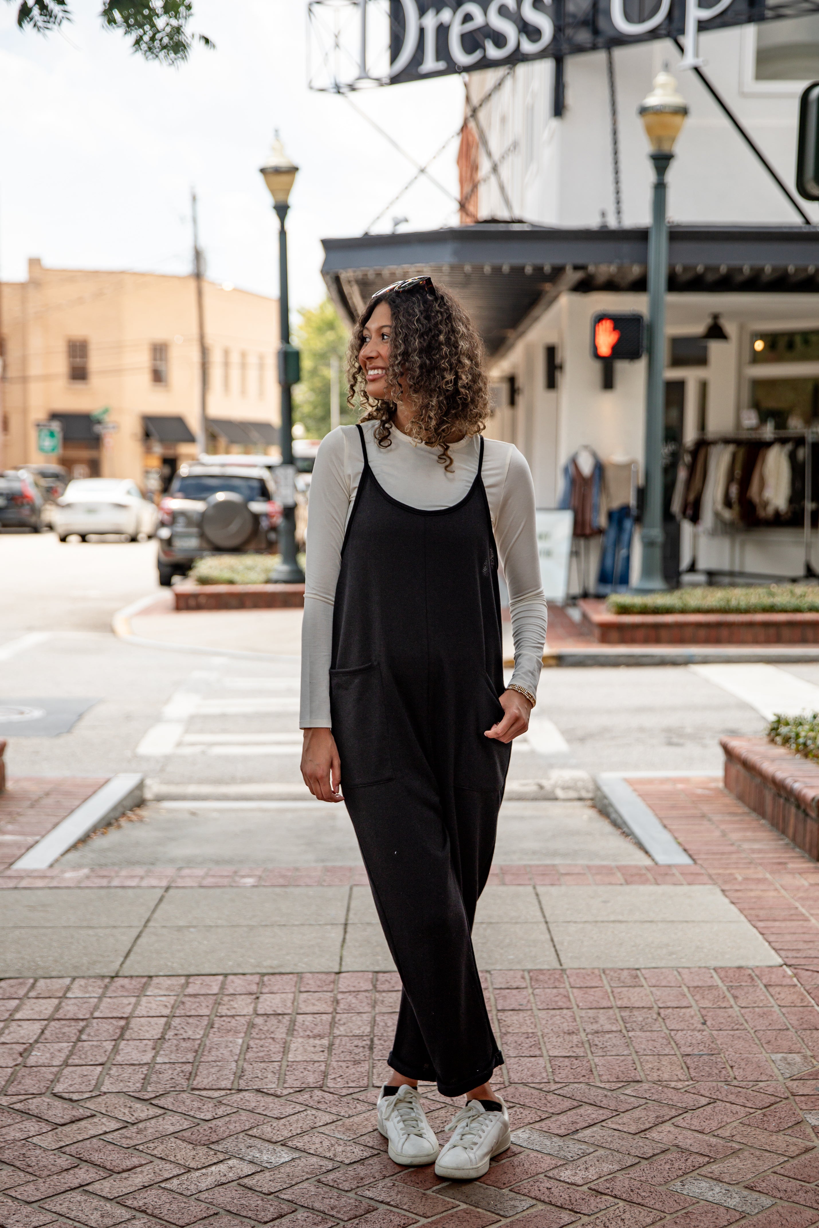 Making Moves Black Jumpsuit - DU DEAL