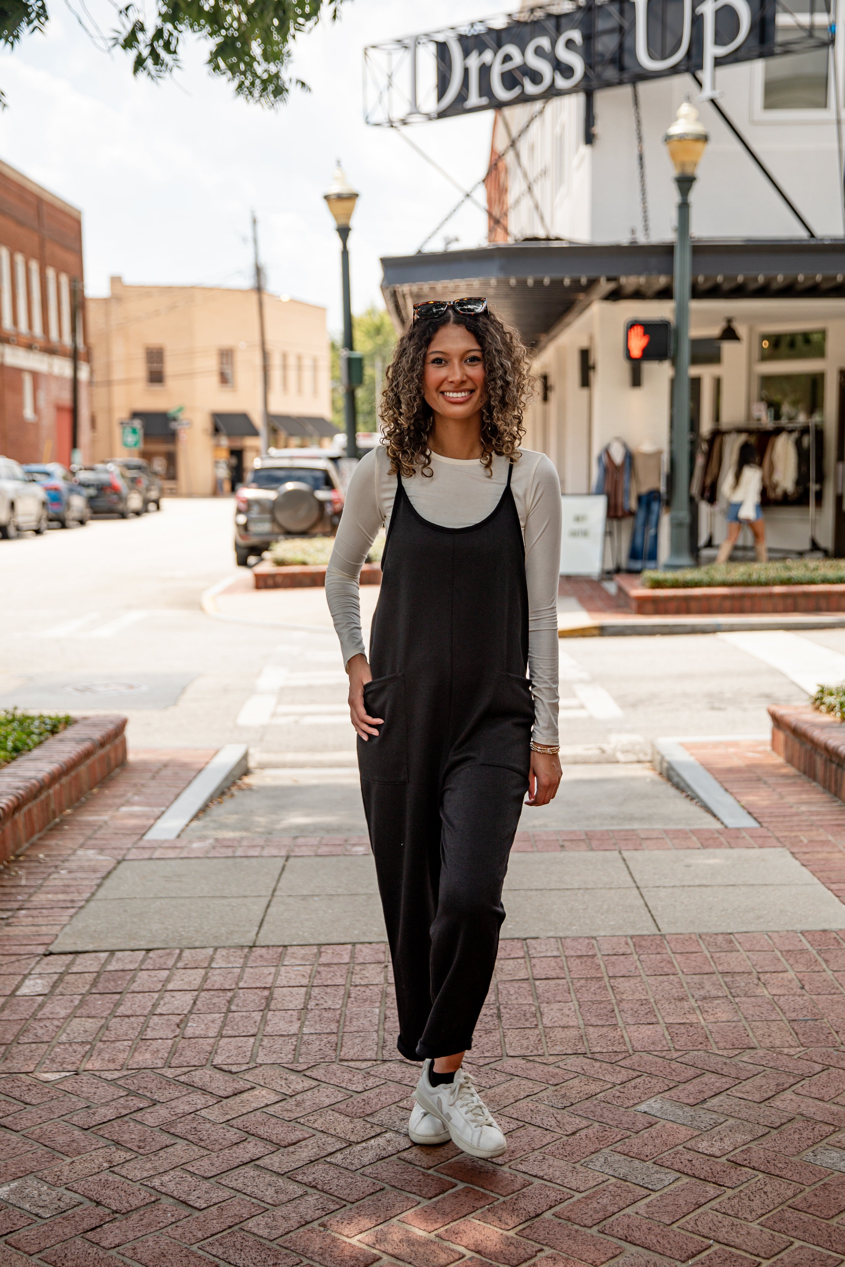 Making Moves Black Jumpsuit - DU DEAL