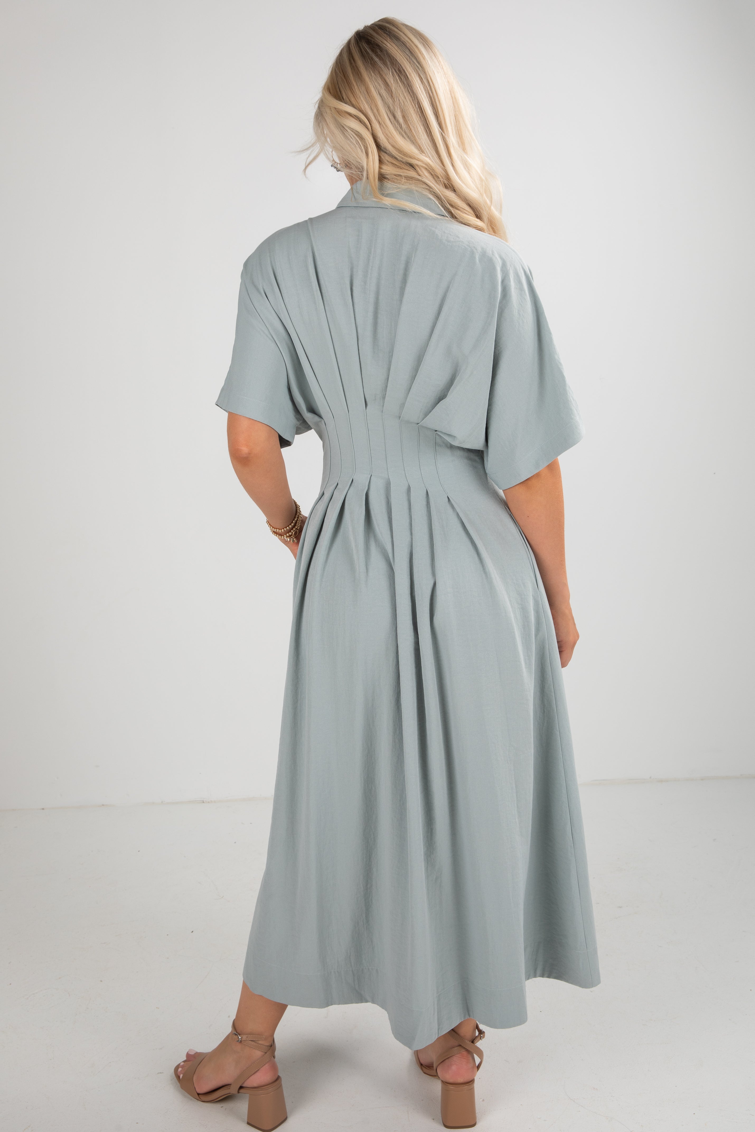 FINAL SALE - Let's Get Going Light Blue Maxi Dress