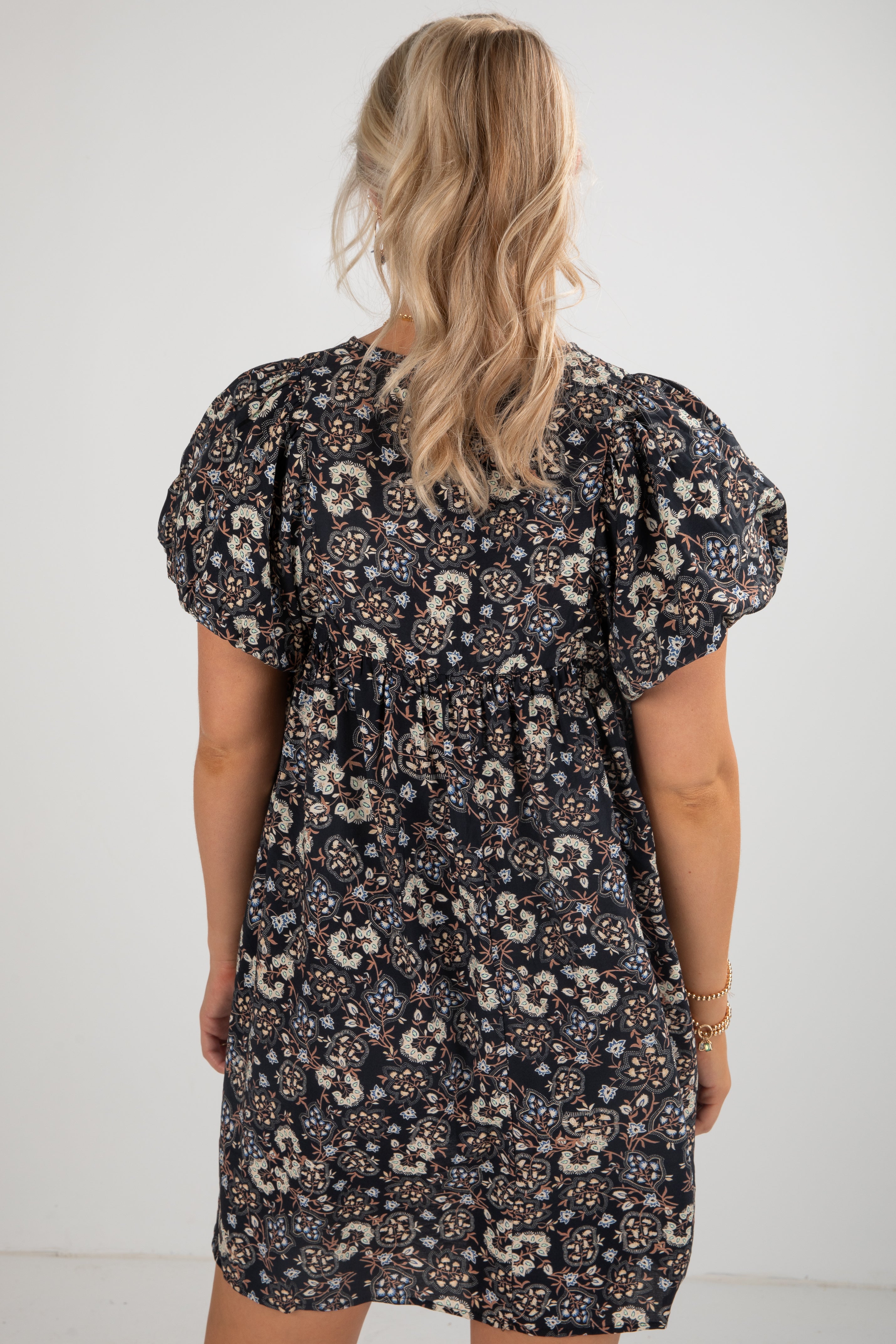 FINAL SALE - Never Forget Navy Floral Mini Dress