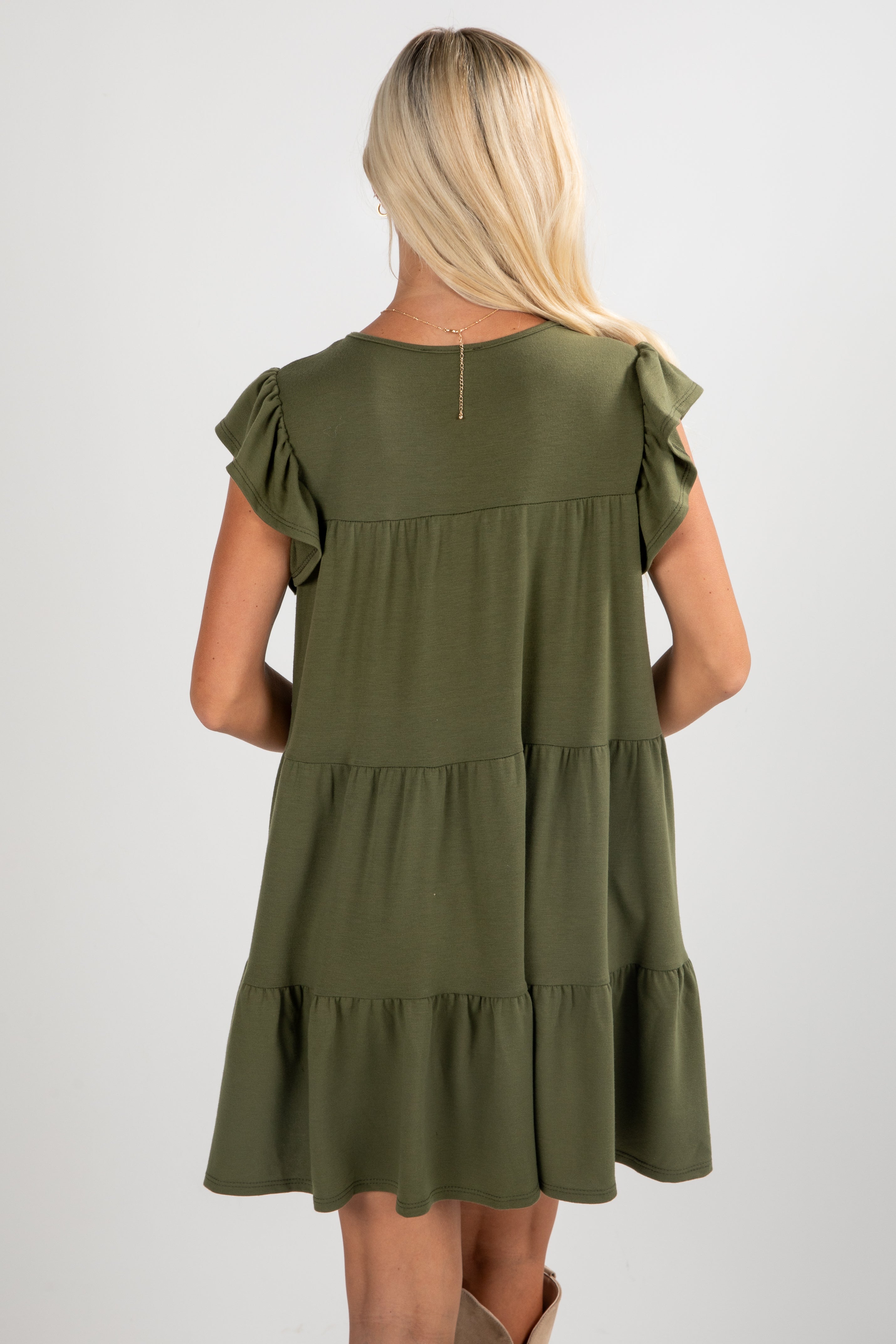 FINAL SALE - All Dolled Up Tiered Mini Dress
