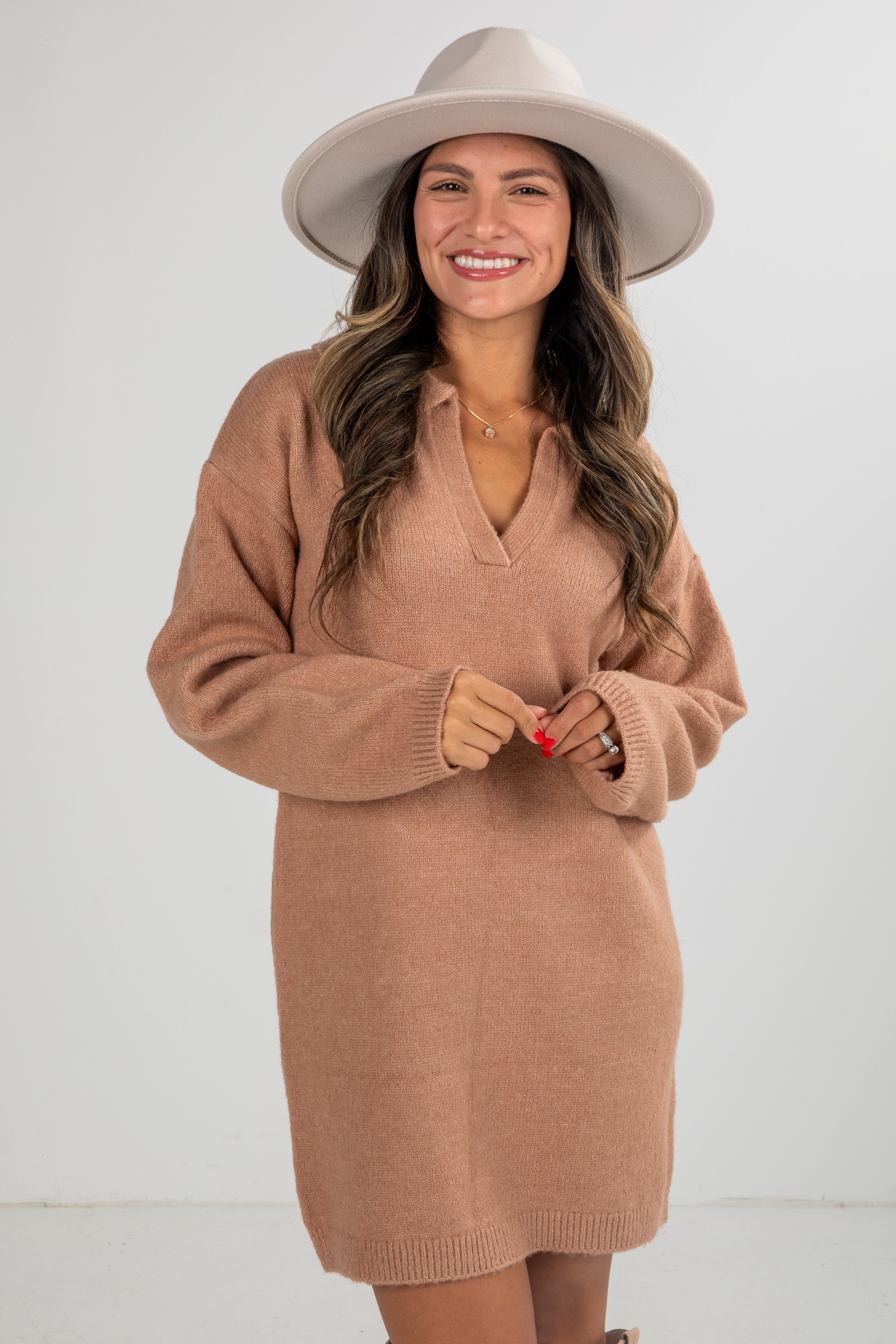 Until I Found You Sweater Dress