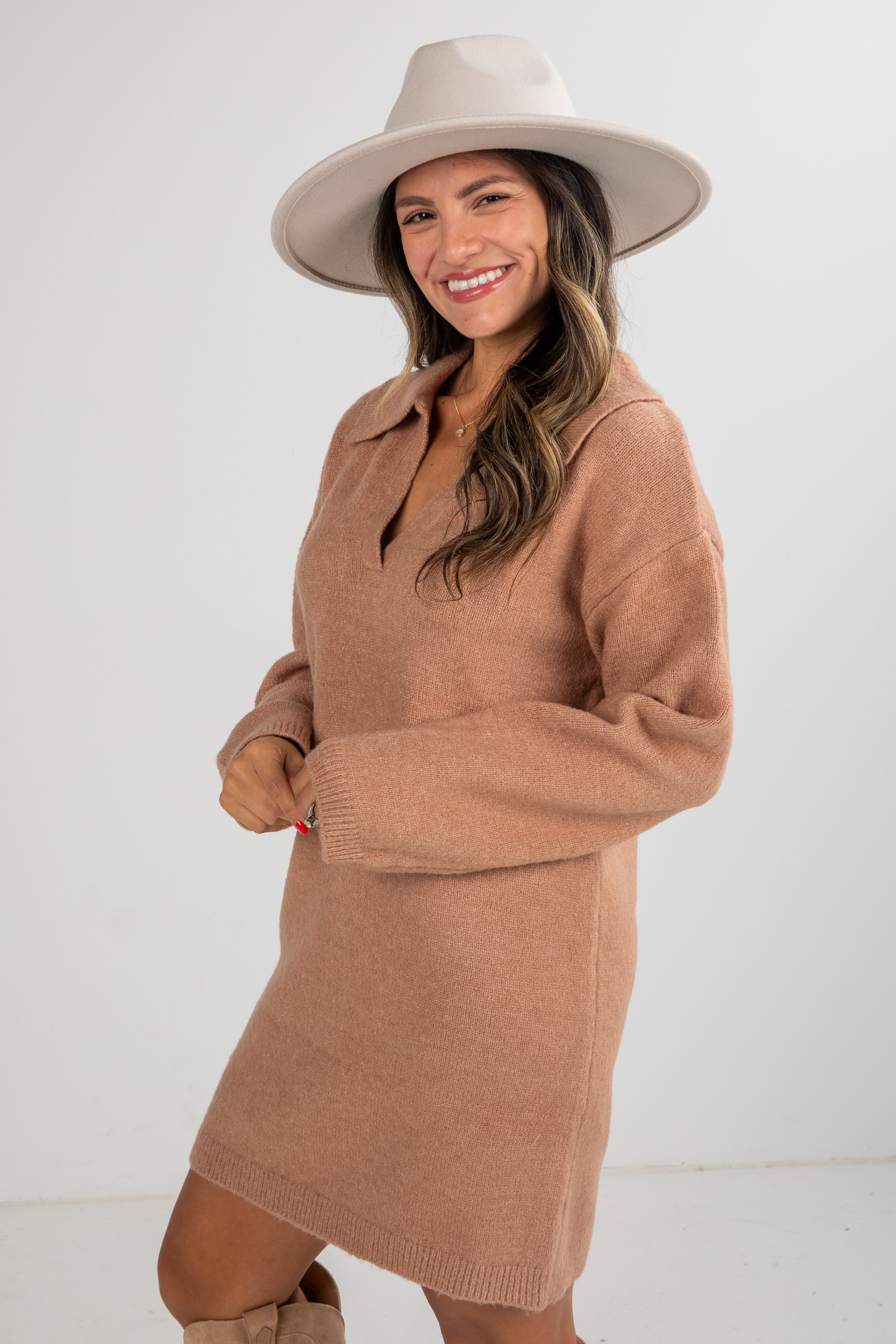 Until I Found You Sweater Dress