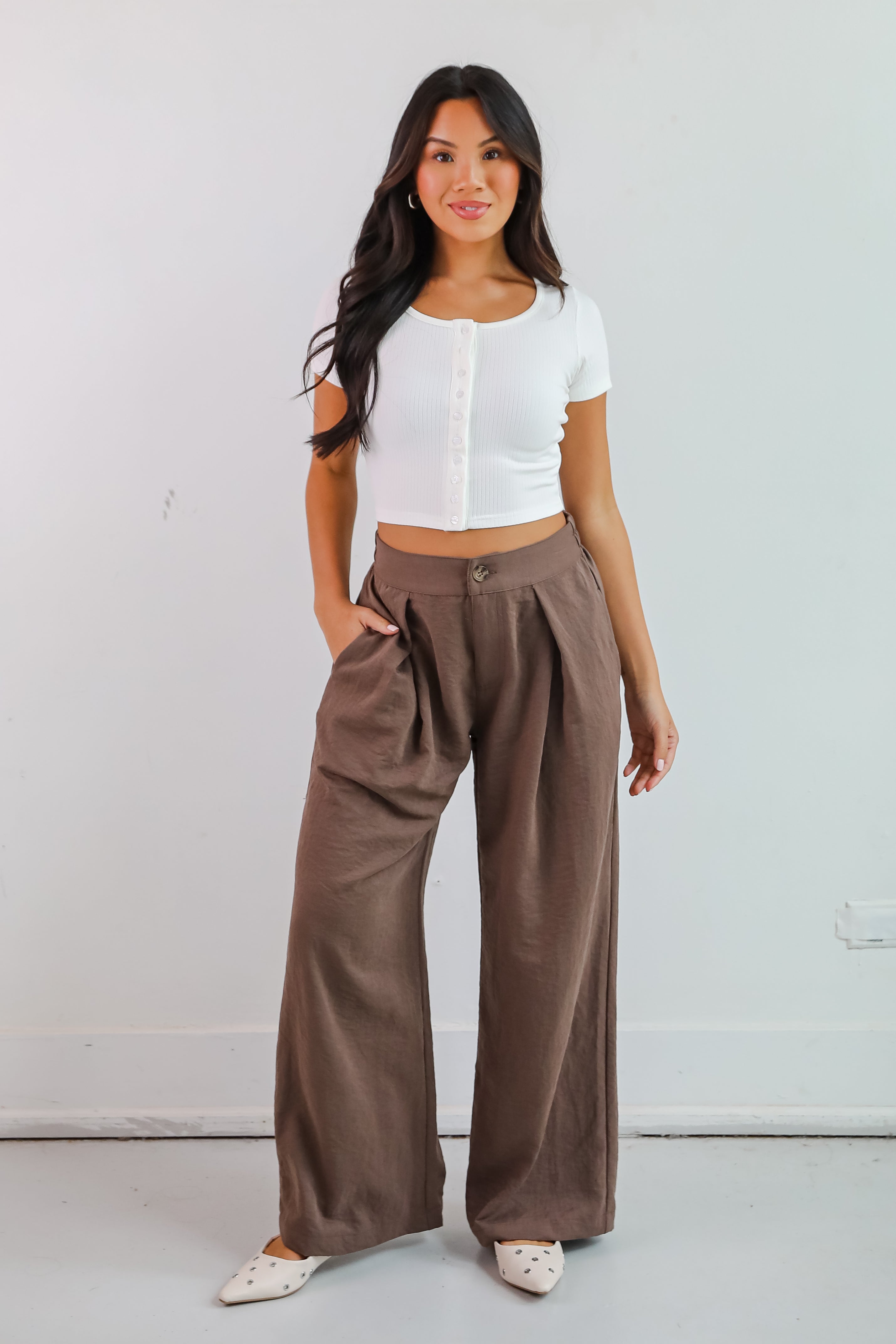 FINAL SALE - Bella Ribbed Crop Top