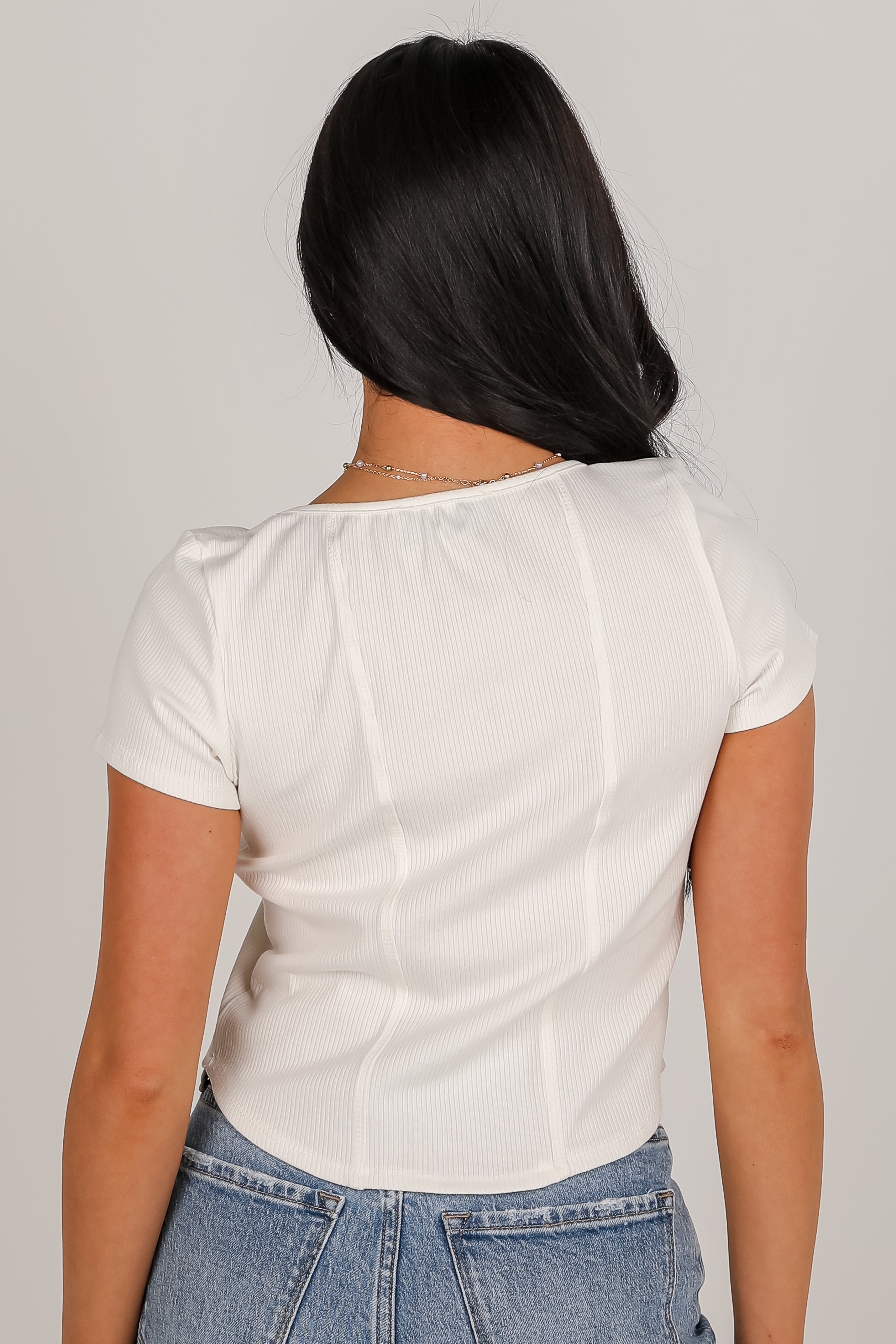 FINAL SALE - Ella Everyday Ribbed Top