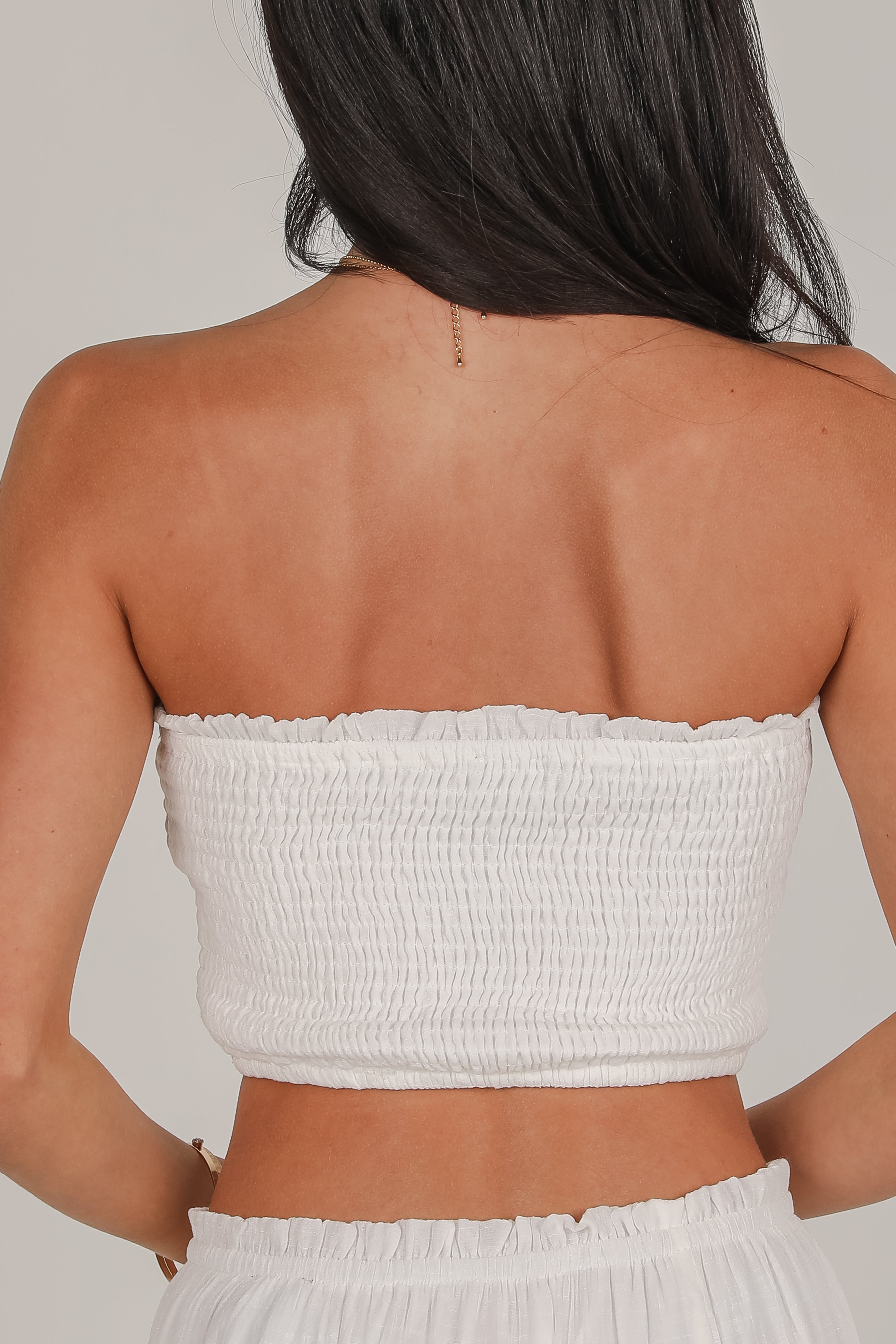 FINAL SALE - Beach Breeze Smocked Tube Top - DU DEAL